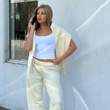 Straight Sweatpants - Butter Yellow