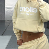 Boxy Adjustable Hoodie - Butter Yellow 2.0