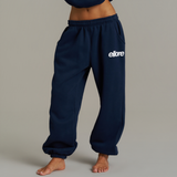 Boxy Oversized Cuffed Track - New Navy