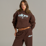 Boxy Adjustable Hoodie - Chocolate