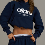Boxy Oversized Cuffed Track - New Navy