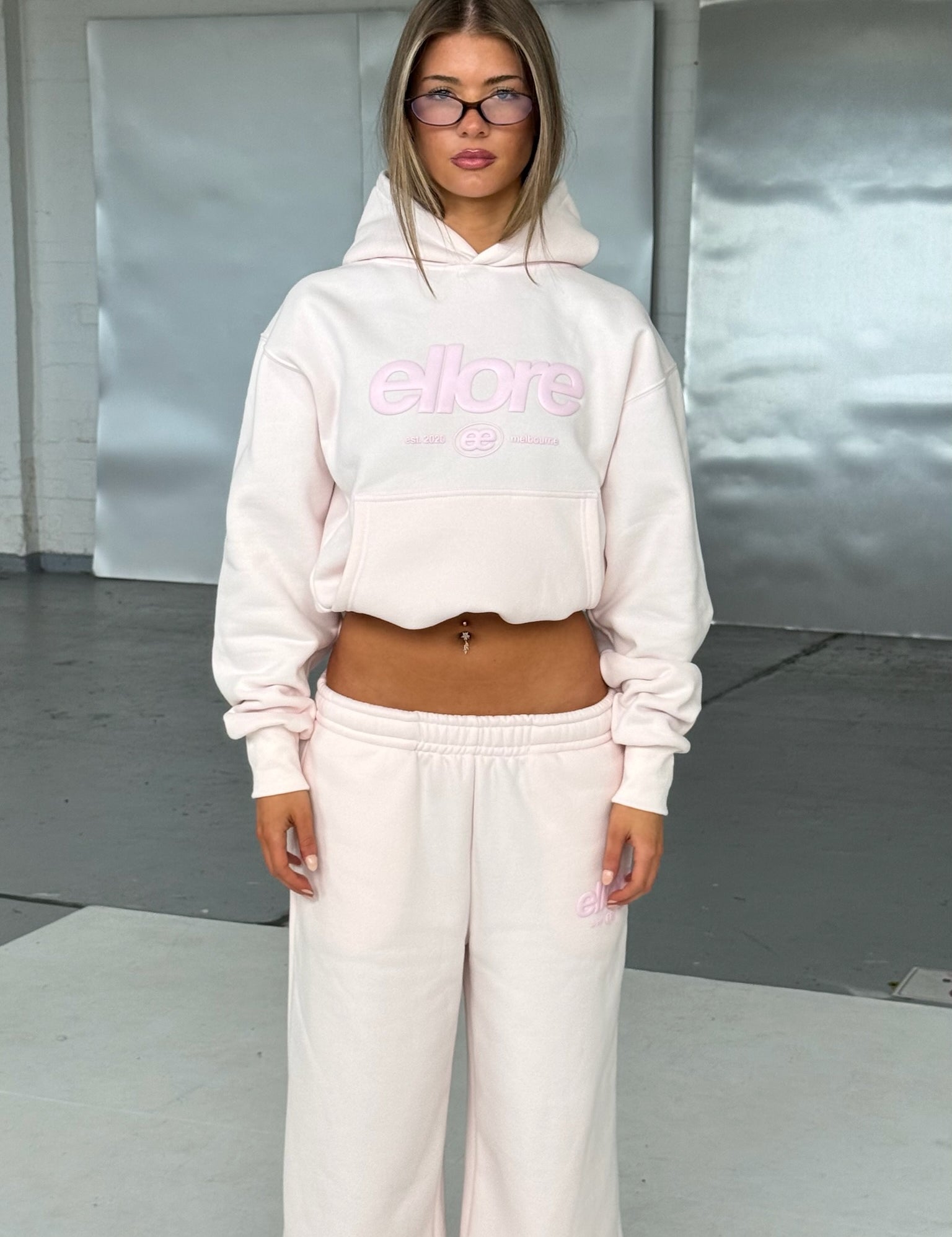 Boxy Adjustable Hoodie - Bunny Pink 2.0