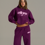 Boxy Adjustable Hoodie - Grape