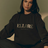 Charcoal Boxy Oversized Crew