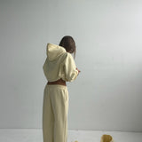 Wide Leg Sweatpants - Butter Yellow 2.0