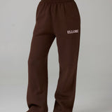 Pre Order - Flare Sweatpants - Chocolate In Marshmallow