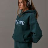 Boxy Oversized Hoodie - Forest