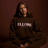 Pre Order - Flare Sweatpants - Chocolate In Marshmallow