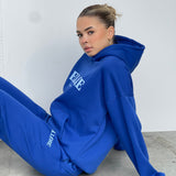 Cobalt Blue Boxy Oversized Hood