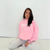 Baby Pink Puff Boxy Oversized Hood