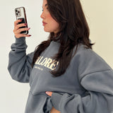 Gunmetal Puff Boxy Oversized Hood