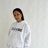 White Boxy Oversized Hood