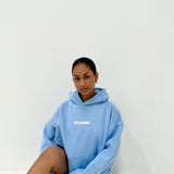 Sky Blue Puff Boxy Oversized Hood