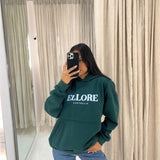 Bottle Green Boxy Oversized Hood