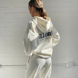 Cream Boxy Oversized Hood