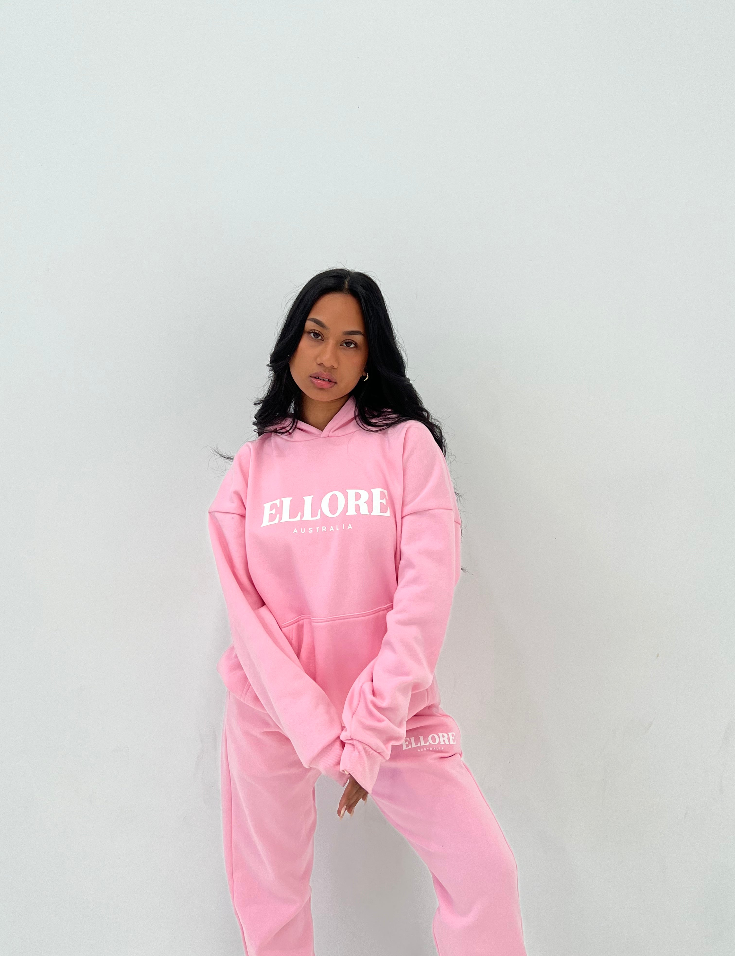 Baby Pink Boxy Oversized Hood ELLORE